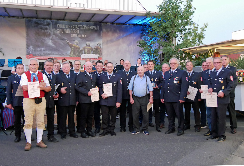 FFW Ehrenabend Erbshausen 07.07.23 Mitgliederehrungen