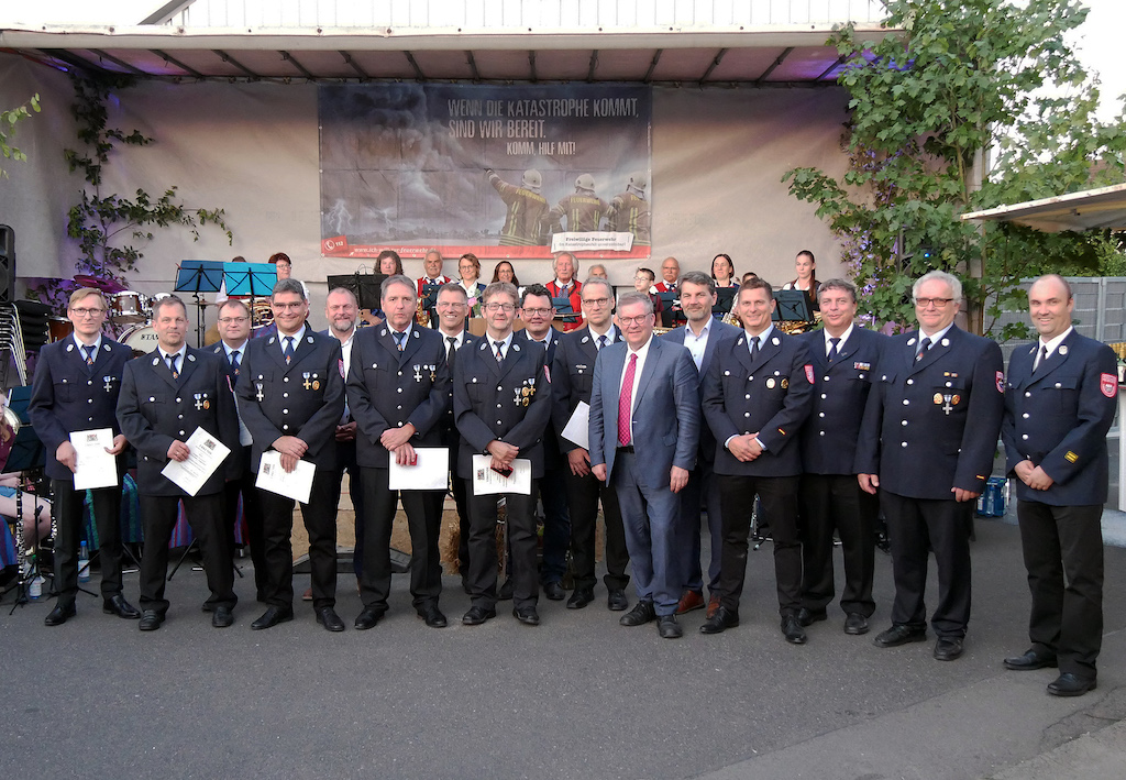FFW Ehrenabend Erbshausen 07.07.23 Staatliche Ehrungen